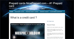 Desktop Screenshot of niceprepaid.com